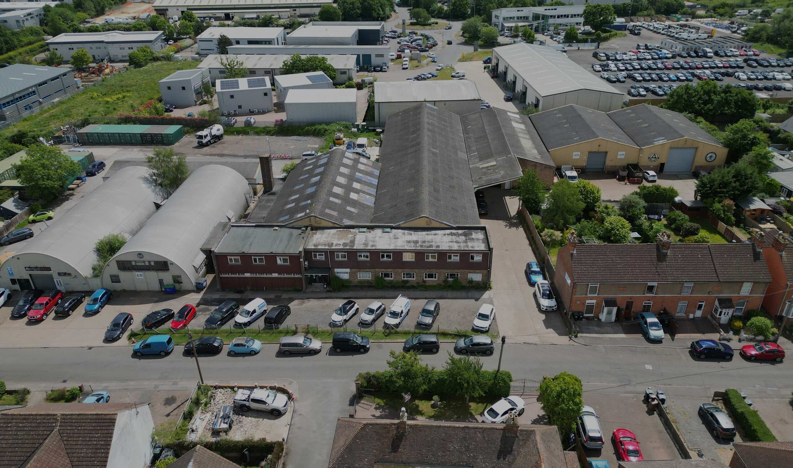 Aerial view of KPC Business Park